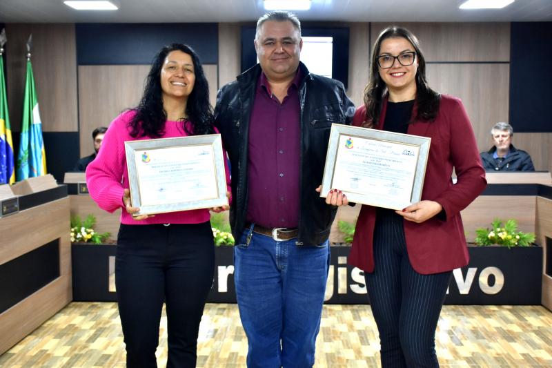 Professoras são homenageadas por projeto sustentável premiado em âmbito nacional